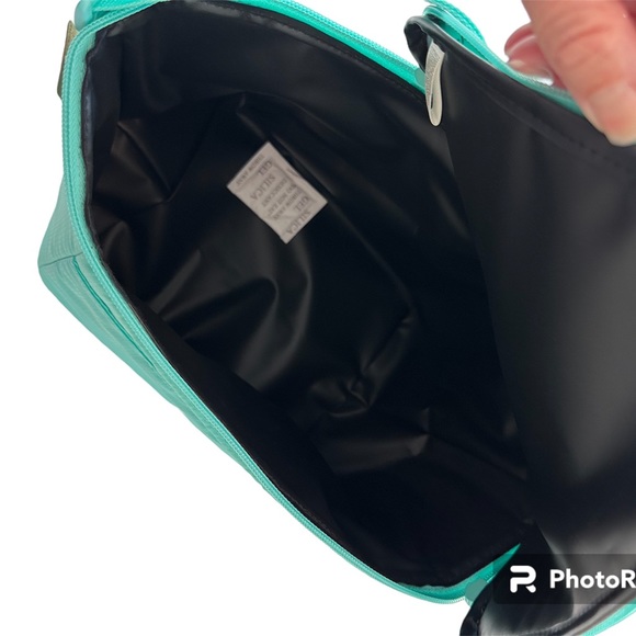 RELISTED *** PINK Victoria’s Secret 6 Pack Soft Palm Tree Cooler In Aqua NWT - Picture 3 of 10